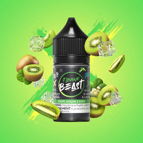 Flavour Beast E-Liquid Dope Double Kiwi Iced, 30ml 20mg nicotine salt