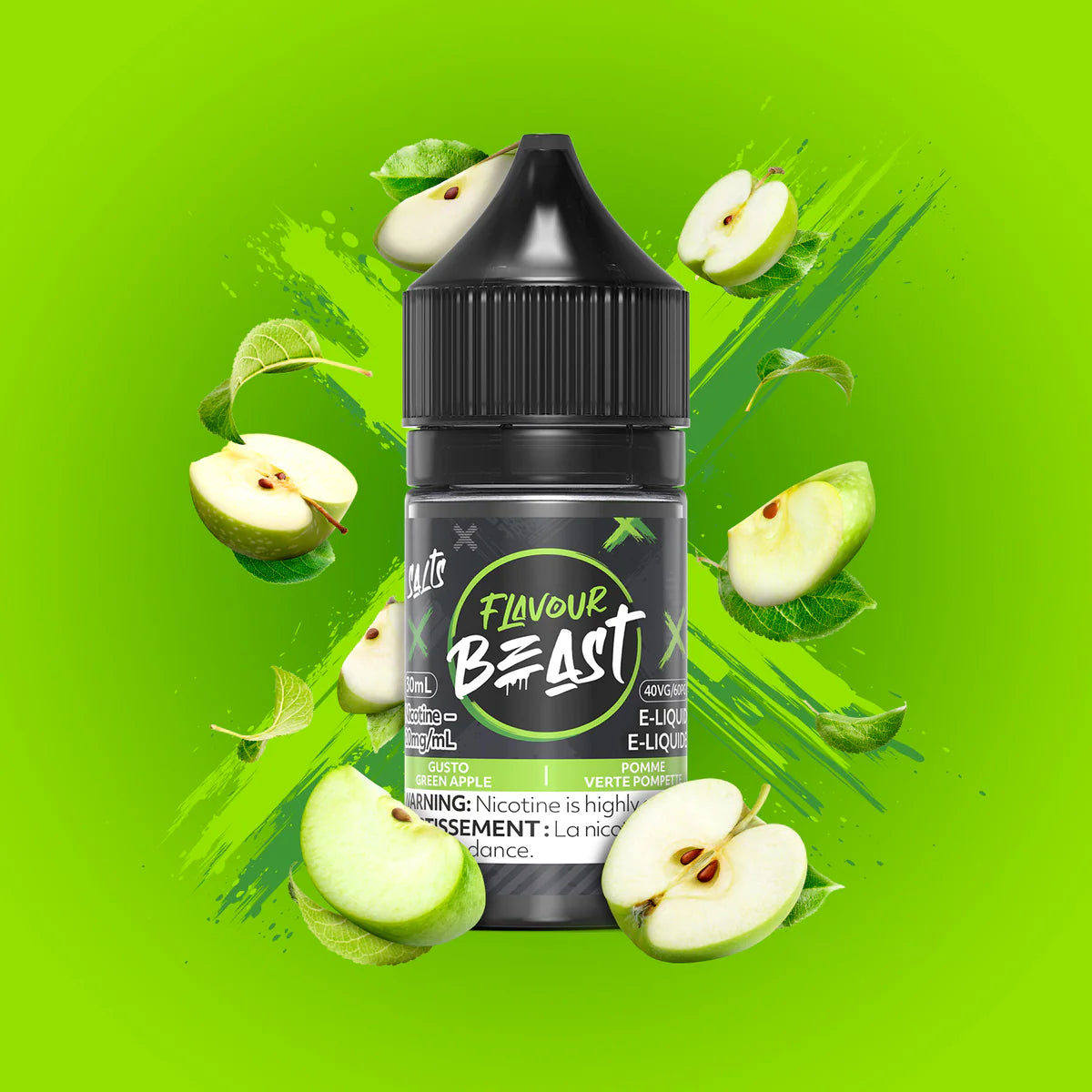 Flavour Beast Freebase - Gusto Green Apple