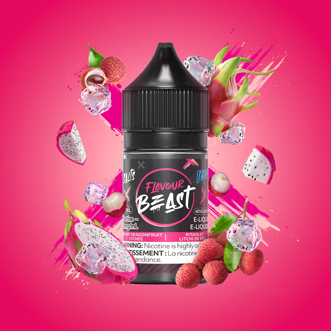 Beast Salt Dreamy Dragonfruit Lychee Iced