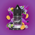 Flavour Beast E-Liquid Groovy Grape Passionfruit Iced, grape passionfruit flavour, 30ml 20mg nicotine salt