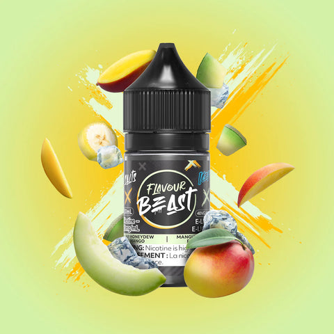Flavour Beast E-Liquid Hip Honeydew Mango Iced, honeydew mango flavour, 30ml 20mg nicotine salt