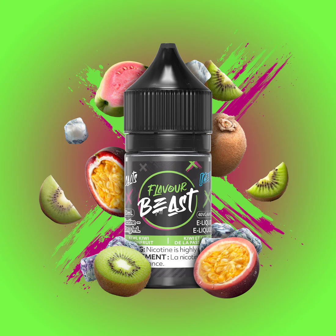 Beast Salt Kewl Kiwi Passionfruit Iced