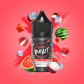 Flavour Beast E-Liquid Lit Lychee Watermelon Iced, lychee watermelon flavour, 30ml 20mg nicotine salt