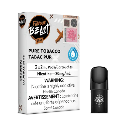 FLAVOUR BEAST PODS pack PURE TOBACCO