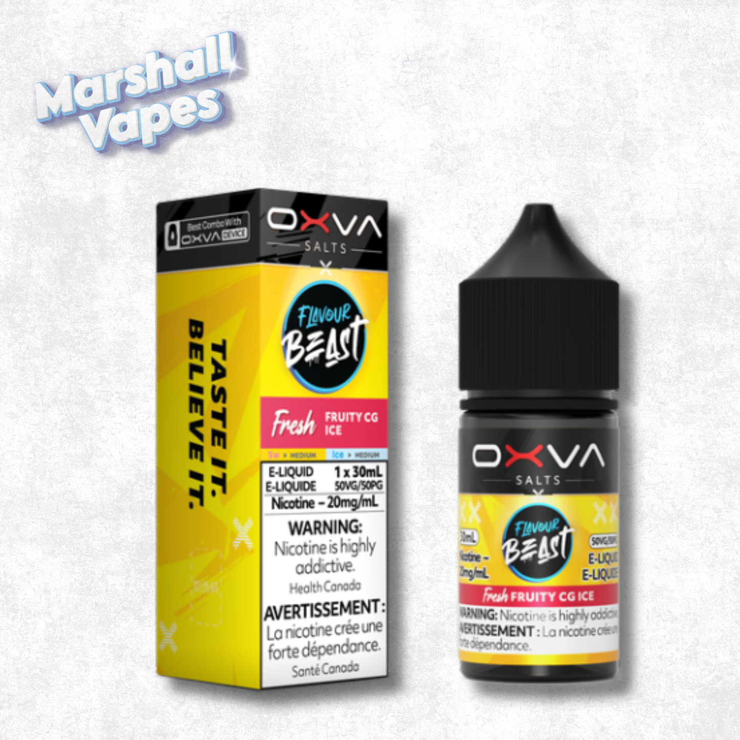 Flavour Beast x OXVA E-Liquid - Fresh Fruity CG Ice