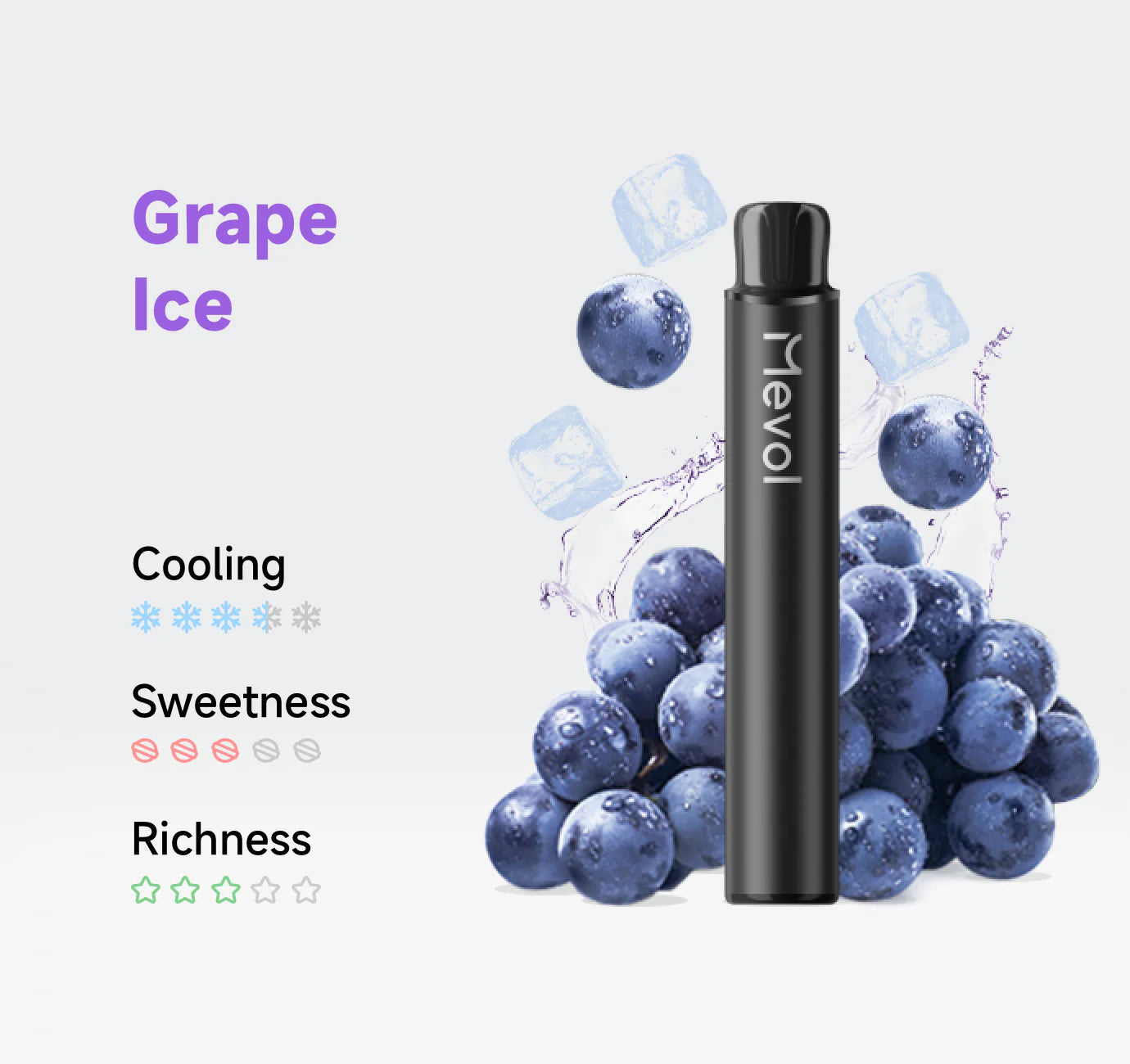 Mevol Grape Ice