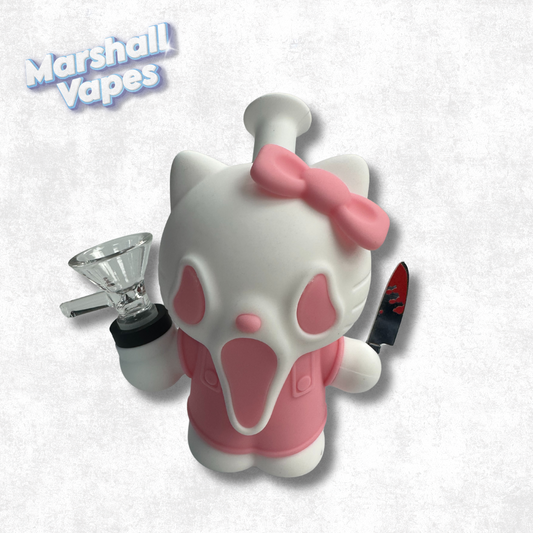 Hello Kitty Horror Silicone Bong