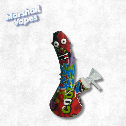 Pickle Rick Silicone Bong