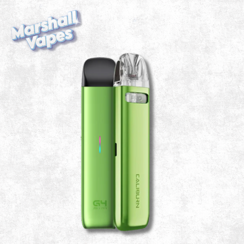 Uwell Caliburn G4 Mini vaping device kit, compact pod system with 0.6ohm Caliburn G3 pod