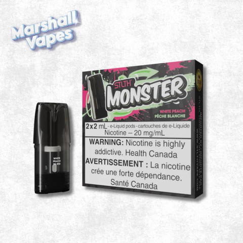 Monster Pod WHITE PEACH