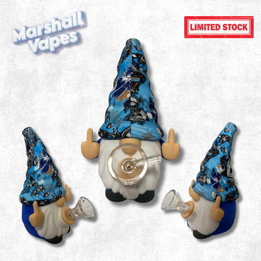 Gnome Silicone Bong – Double Middle Finger Edition