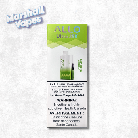 Spearmint Allo Ultra 25K disposable vape device
