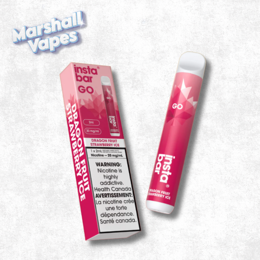 Insta Bar GO Disposable – Dragonfruit Strawberry Ice
