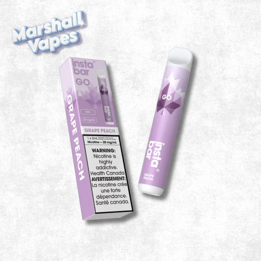 Insta Bar GO Disposable – Grape Peach