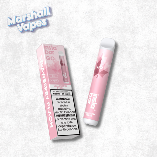 Insta Bar GO Disposable – Strawberry Peach