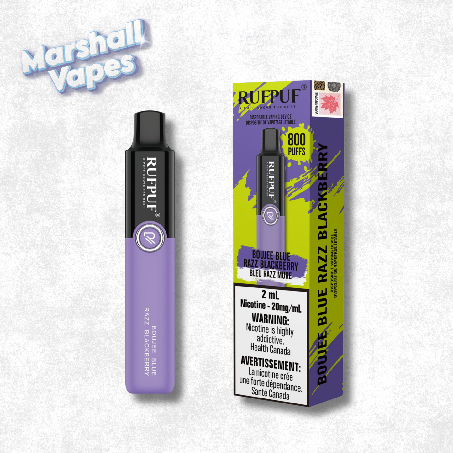 Rufpuf Disposable – Boujee Blue Razz Blackberry