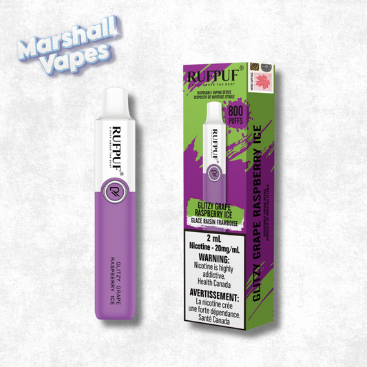Rufpuf Disposable – Glitzy Grape Raspberry Ice