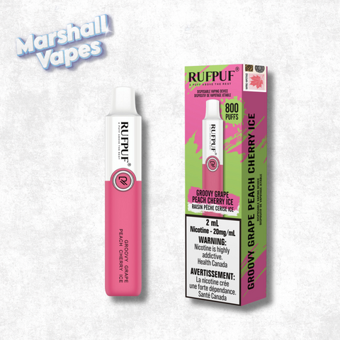 Rufpuf Disposable – Groovy Grape Peach Cherry Ice