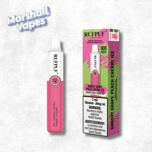 Rufpuf Disposable – Groovy Grape Peach Cherry Ice