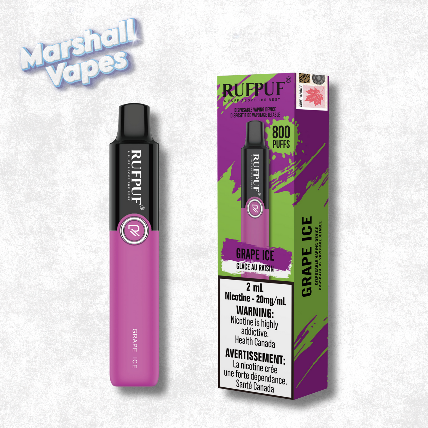 Rufpuf Disposable – Grape Ice