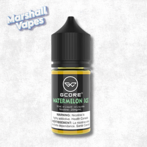 Gcore Watermelon Ice salt nic e-liquid, 30ml bottle, 20mg