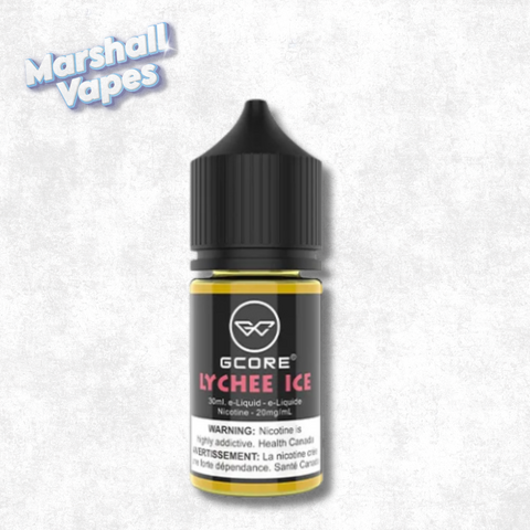 Gcore Lychee Ice salt nic e-liquid, 30ml bottle, 20mg