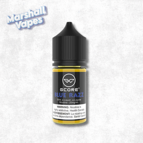 Gcore Blue Razz salt nic e-liquid, 30ml bottle, 20mg