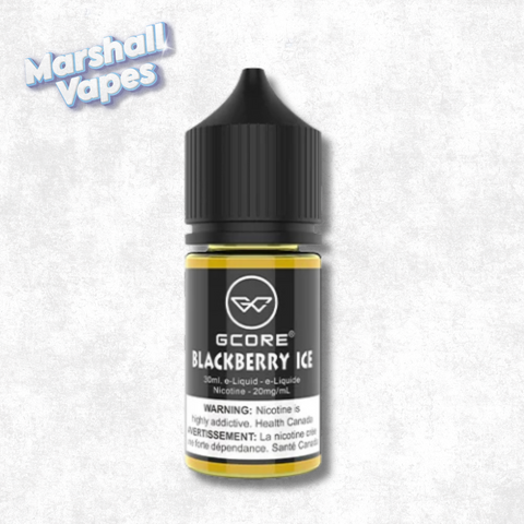 Gcore Blackberry Ice salt nic e-liquid, 30ml bottle, 20mg