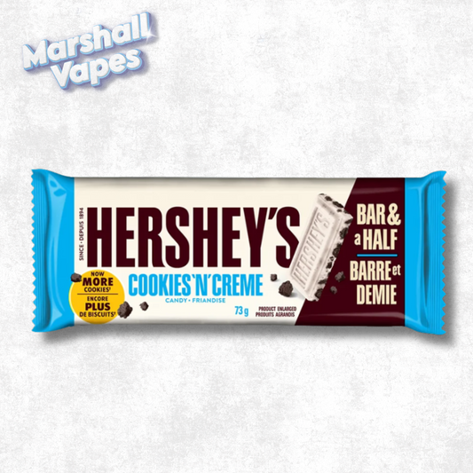 Hershey’s Cookies ‘n’ Creme Bar & a Half – 73g