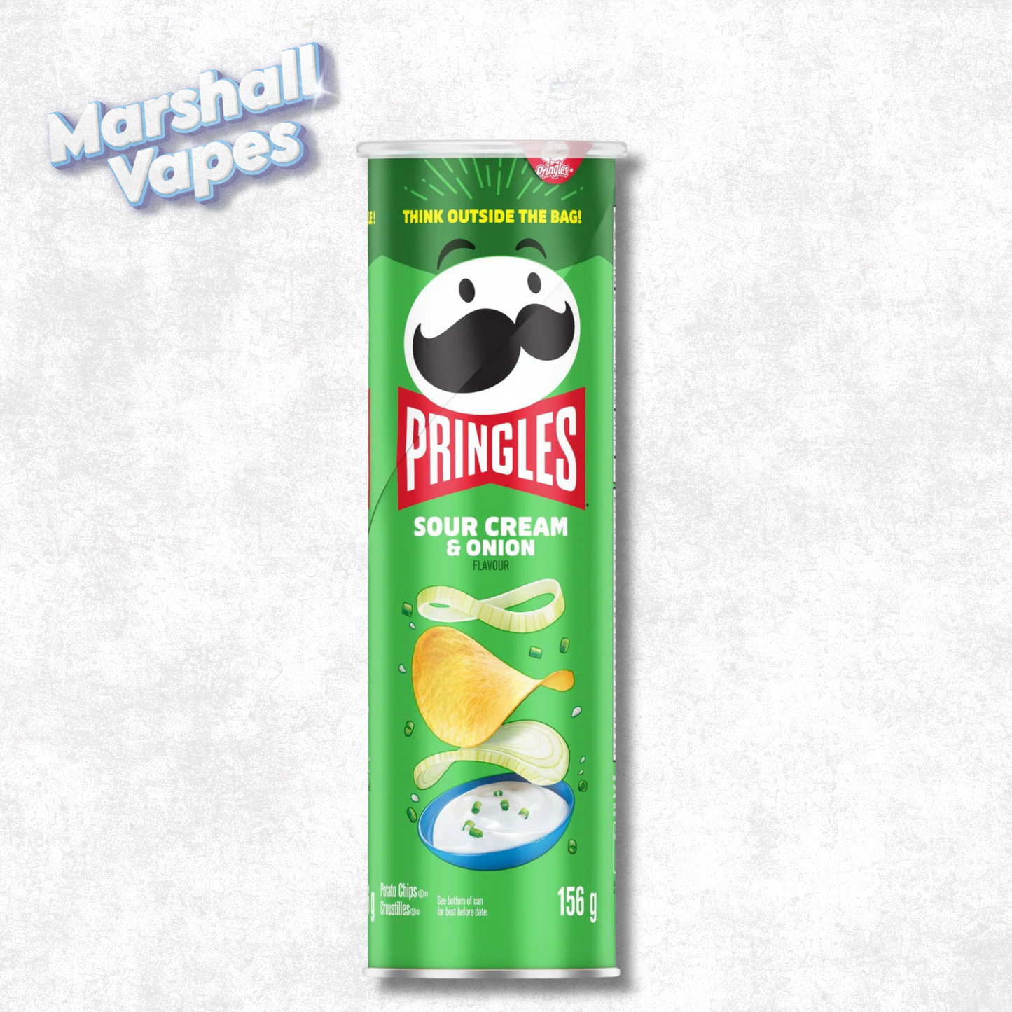 Pringles Sour Cream & Onion – 156g Can