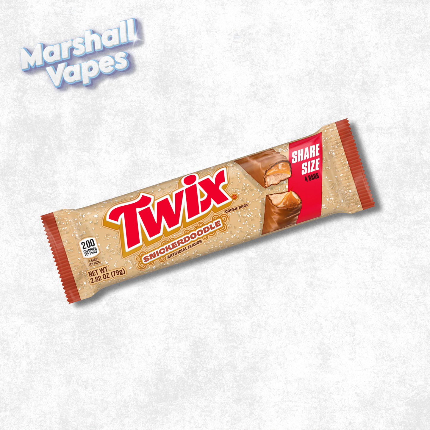 Twix Snickerdoodle Cookie Bars (Share Size, 4 Bars) – 79g