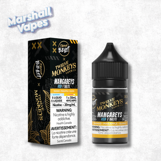 Flavour Beast X Twelve Monkeys – Mangabeys Iced Salt