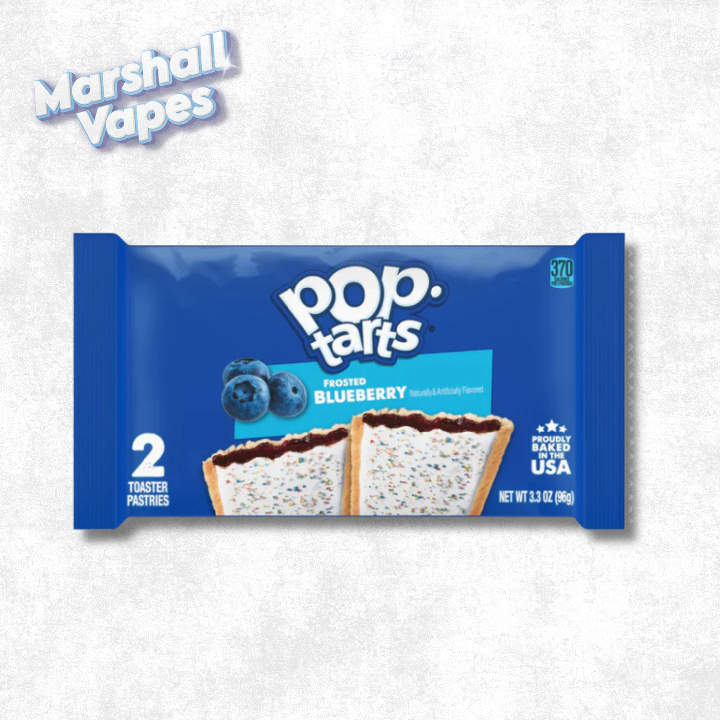 Pop-Tarts Frosted Blueberry – 2 Toaster Pastries (96g)