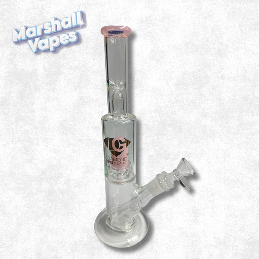 Pink Diamond Glass Bong