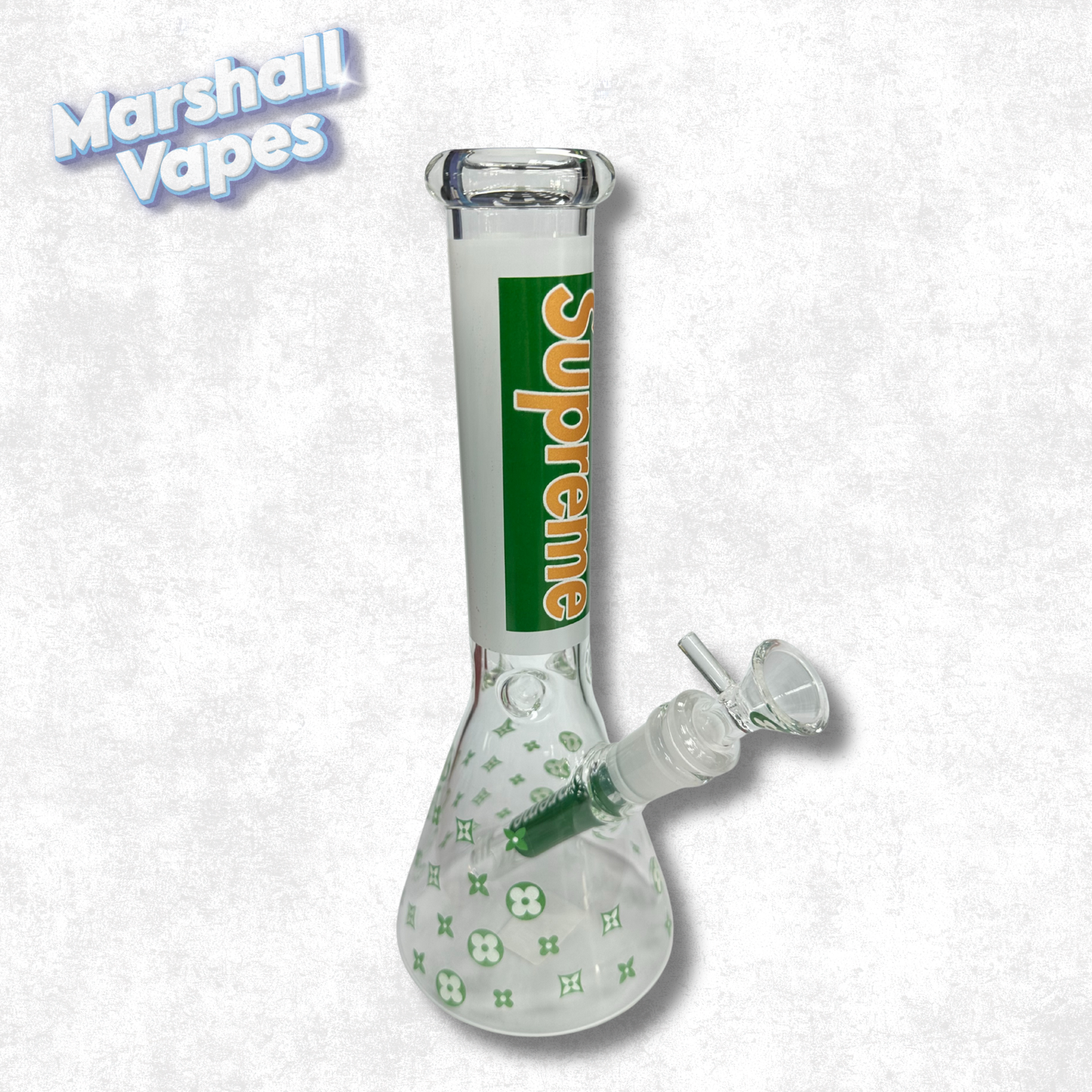 Green Supreme Bong (Medium Size)