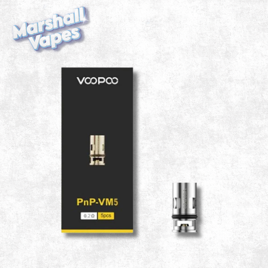 Voopoo PnP-VM5 Coils – 0.2Ω (5 Pack, Max 60W)