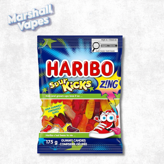 Haribo Sour Kicks Gummy Candy – 175g Bag