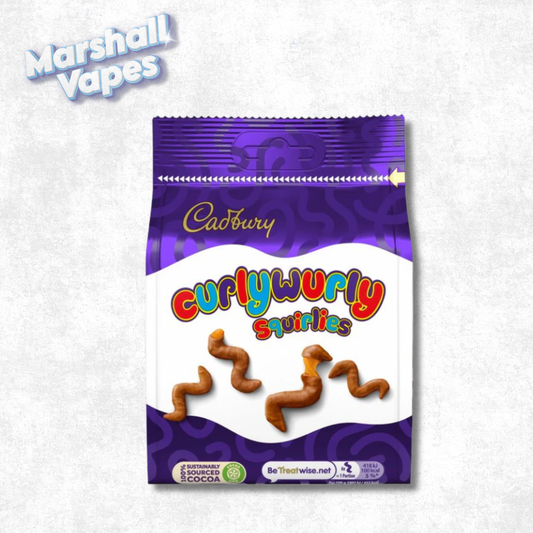 Cadbury Curly Wurly Squirlies – 100g Bag