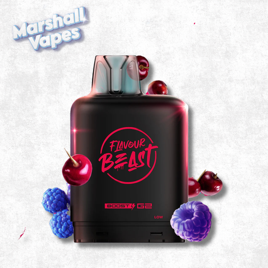 Flavour Beast G2 Level X Pod – Blue Raspberry Cherry