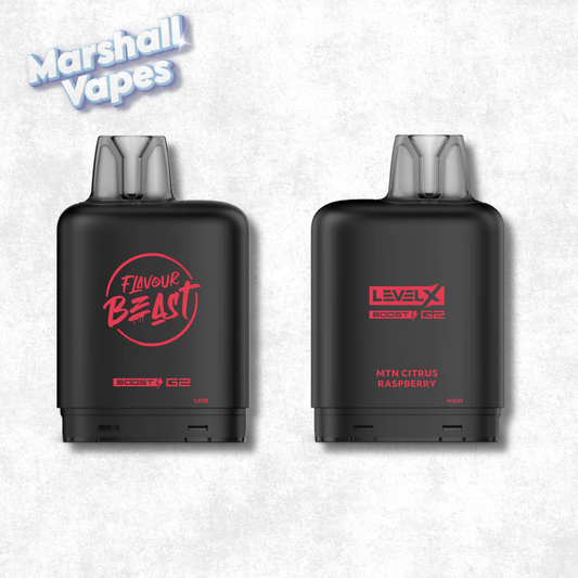 Flavour Beast G2 Level X Pod – MTN Citrus Raspberry