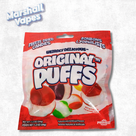 Weirdly Delicious Freeze Dried Candies – Original Puffs (34g)