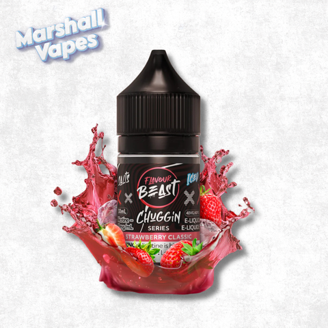 Flavour Beast Salt Chuggin Series Strawberry Classic nicotine salt e-liquid strawberry fruit flavour