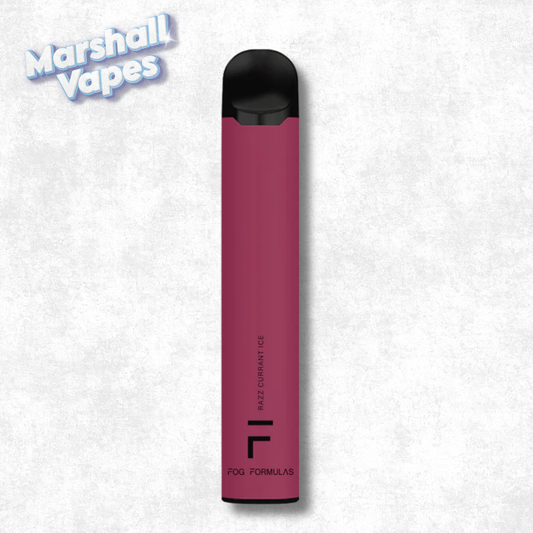 Fog Formula Razz Currant Ice disposable vape authentic best price BC available for pickup local delivery in Abbotsford and shipping across Canada