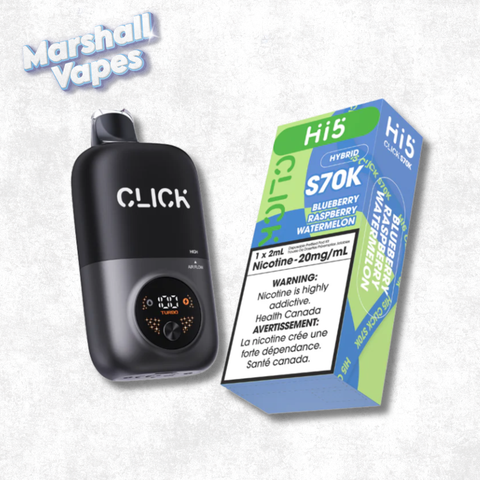 Hi5 S70K Hybrid Disposable – Blueberry Raspberry Watermelon - Starter Kit