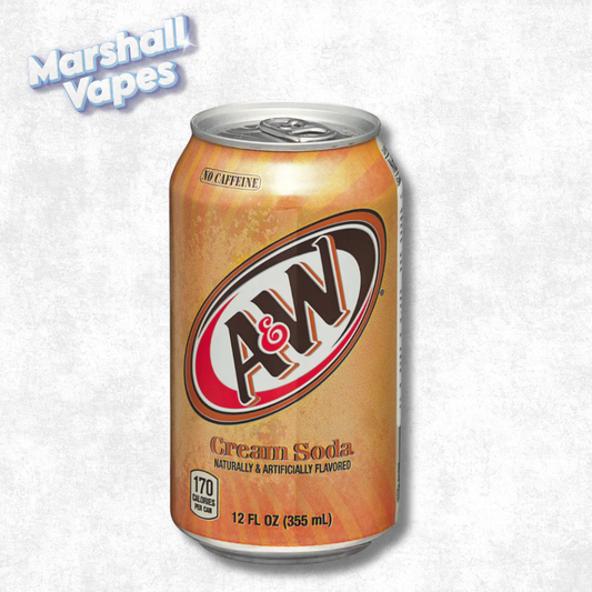 A&W Cream Soda (No Caffeine) (355ml) - Exotic Soda