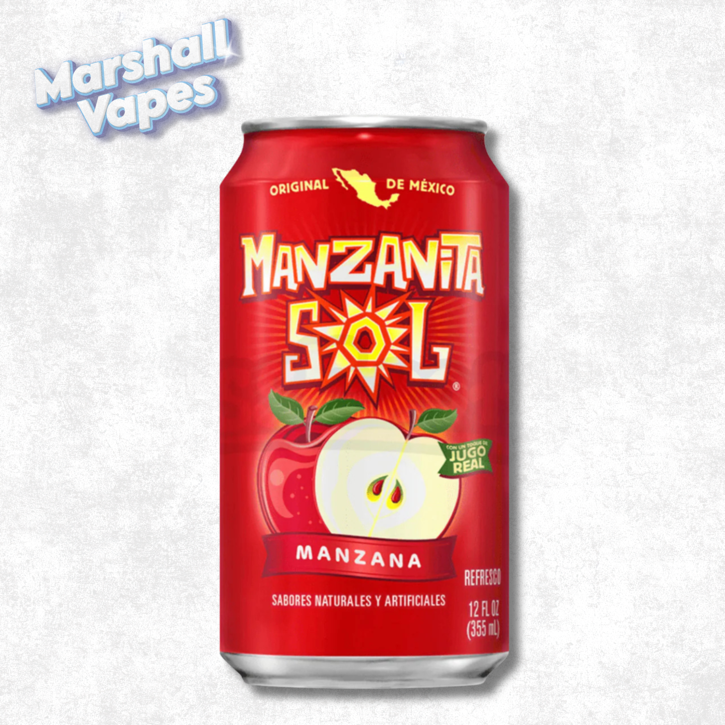 Manzanita Sol Apple Soda (355ml) - Exotic Soda
