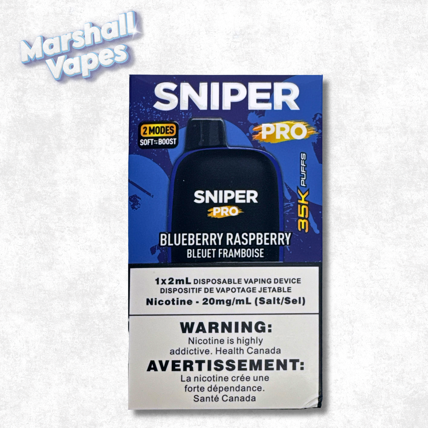 Sniper Pro 35K Disposable – Blueberry Raspberry