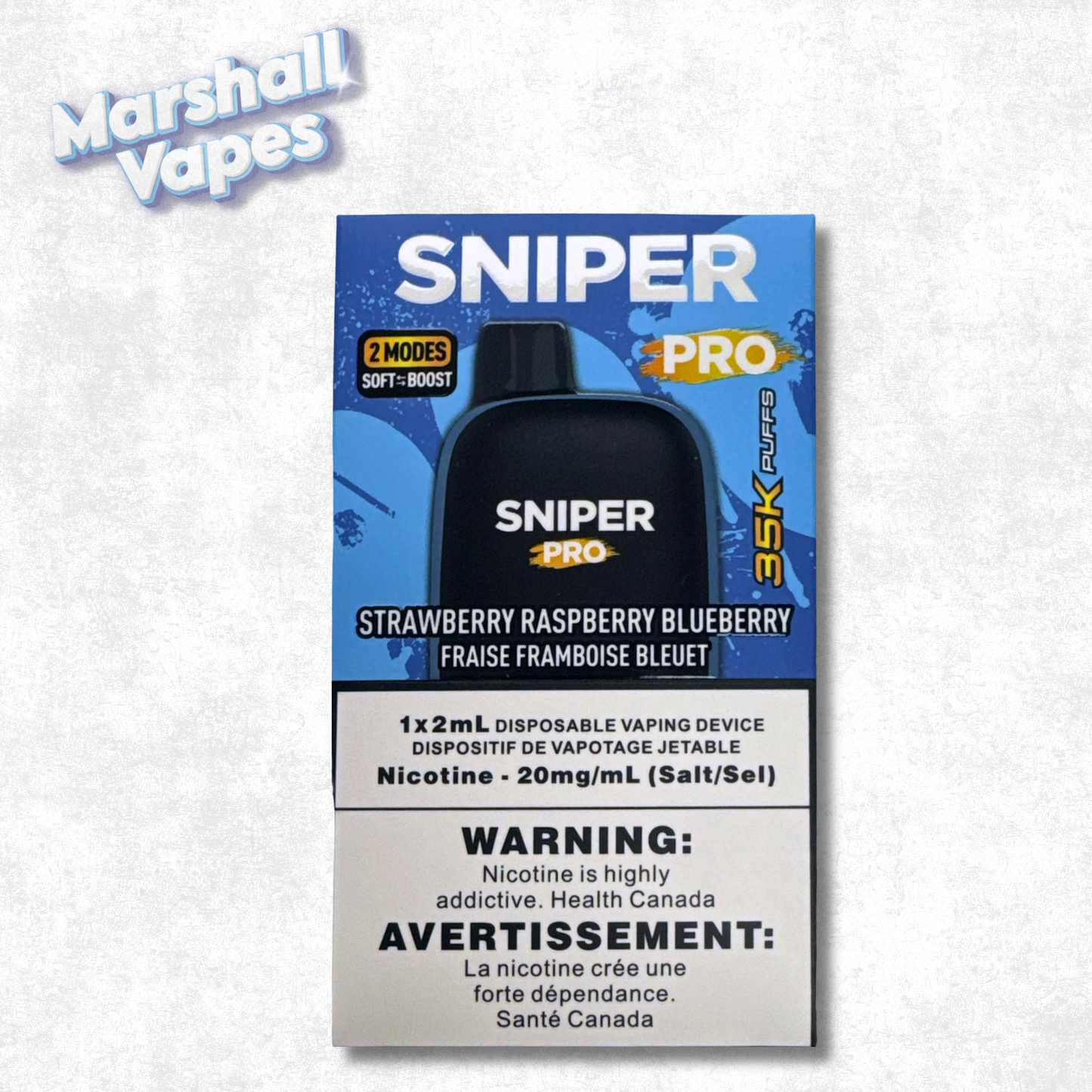 Sniper Pro 35K Disposable – Strawberry Raspberry Blueberry
