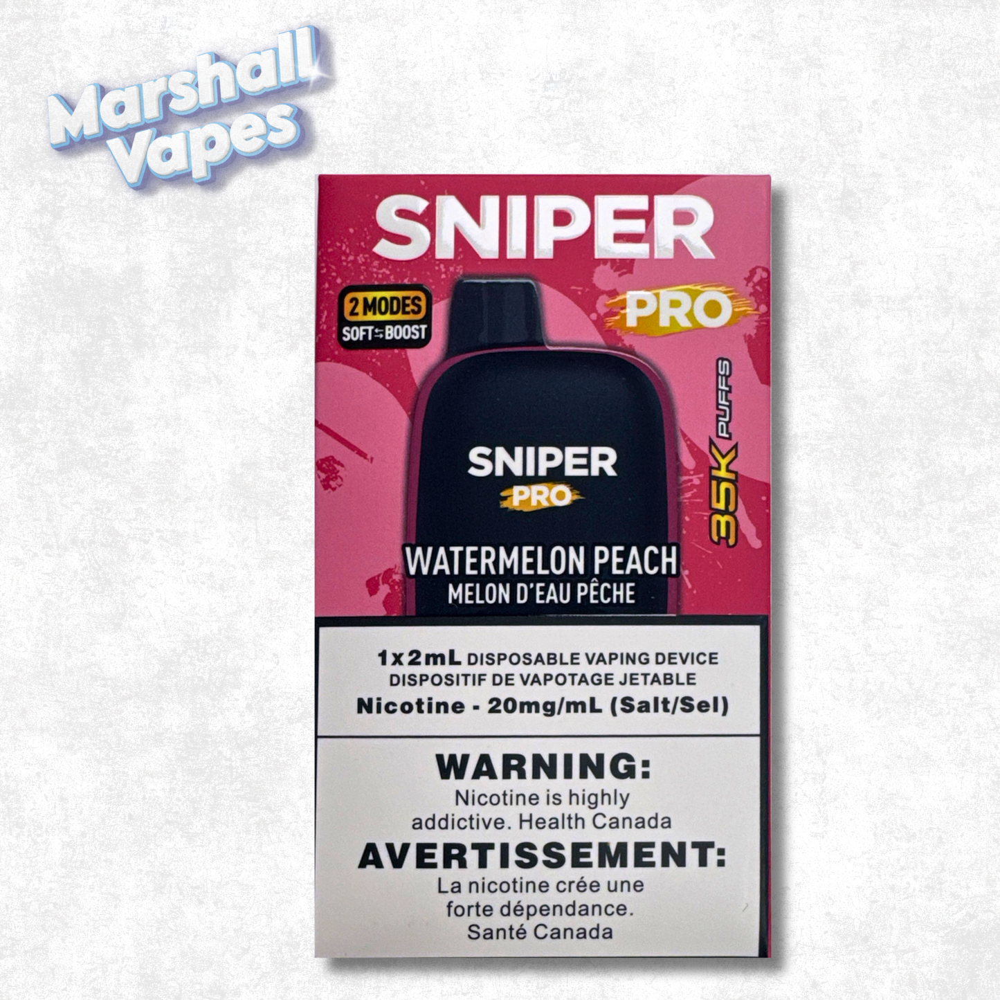 Sniper Pro 35K Disposable – Watermelon Peach