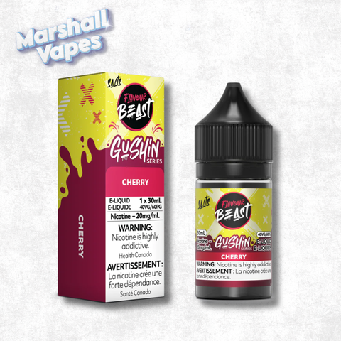 Flavour Beast E-Liquid Gushin Cherry nicotine salt e-liquid cherry fruit flavour
